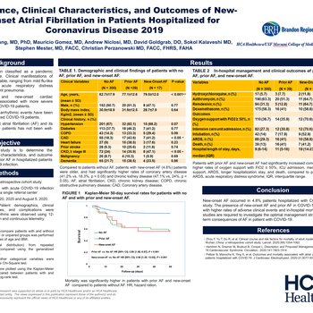 Incidence, Clinical Characteristics, and Outcomes of New-Onset Atrial Fibrillation in Patients Hospitalized for Coronavirus Disease 2019 (COVID-19)