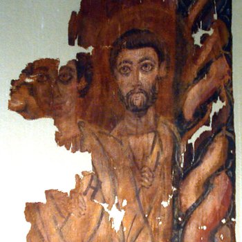 Painting of two monastic men