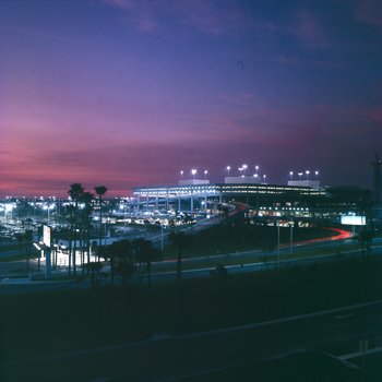 Parking garage and terminal at Tampa International Airport