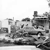 Salvaging belongings from home following a tornado