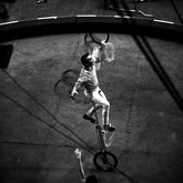 Circus act - Man on unicycle