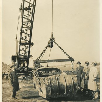 Start of Construction for Lutheran General Hospital, 1958