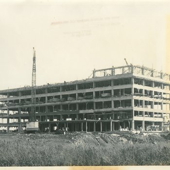 Hospital Being Constructed, 1958