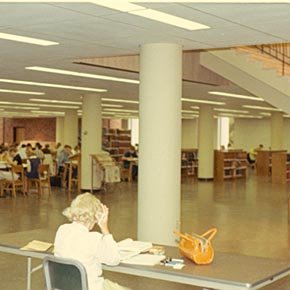 Thomas Jefferson Library - Students Studying 196
