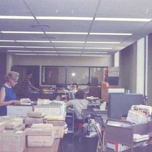 Thomas Jefferson Library - Staff Unpacking 206