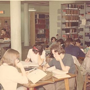 Old Administration Building Library/Bellerive Country Club - Students Studying 210