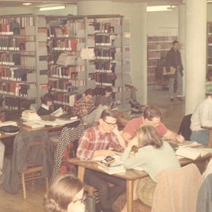 Old Administration Building Library/Bellerive Country Club - Students Studying 211
