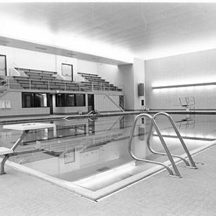 Mark Twain Building Swimming Pool, C. 1970s 391