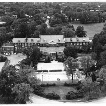 Old Administration Building - Aerial View/Bellerive Country Club Clubhouse, C. Late 1950s 406