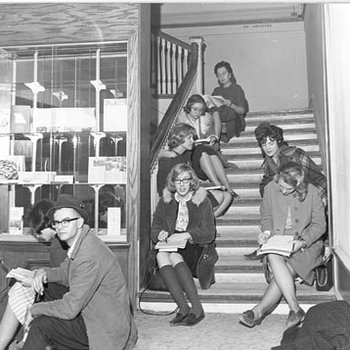 Old Administration Building, Bellerive Country Club, Students Studying, C. Mid 1960s 421