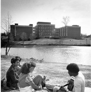 Bugg Lake - Benton Hall - Students, C. Late 1960s 547