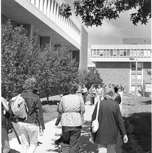 Quadrangle - Students - Clark Hall, C. Early 1970s 655