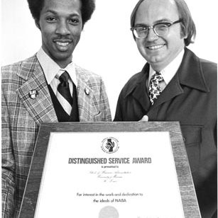Elbert Walton, Dean Donald Driemeier - National Association of Black Accountants' Distinguished Service Award 682