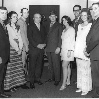 Alumni Association Distinguished Service Awards Dinner - Jack Sieber - Marty Hendin C. Early 1970s 689
