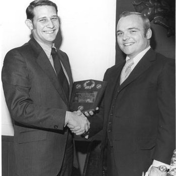 Alumni Association Distinguished Service Awards Dinner - Jack Sieber - Bill Ebbinghaus C. Early 1970s 690