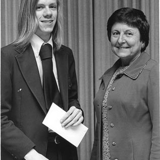 Dr. Deborah Haimo - Math Award Winners - Robert Scherrer, C. 1976-1977 736
