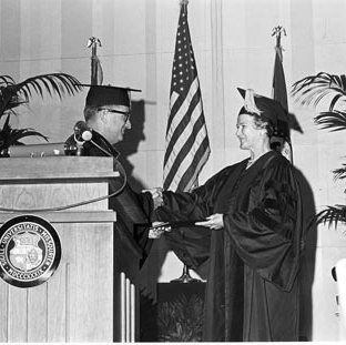 Commencement - UM President John Weaver - Congresswoman Leonor K. Sullivan 827