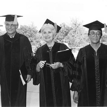 Commencement - Margaret Hickey - Chancellor Arnold Grobman - Frankie Muse Freeman 911