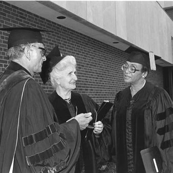 Commencement - Chancellor Arnold Grobman - Margaret Hickey - Frankie Muse Freeman 913