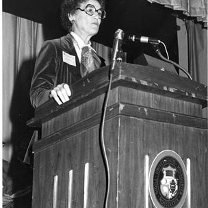 Harriett Woods - Campus Speakers, C. Late 1970s-1980s 1436