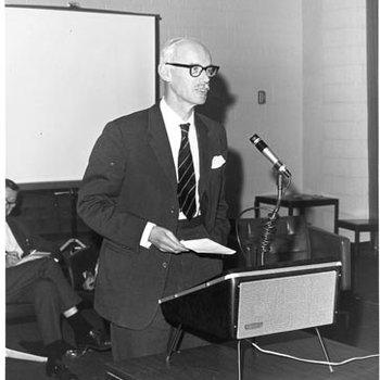 British Planners Conference - Myles Wright - Campus Speakers, C. 1960s-1970s 1437
