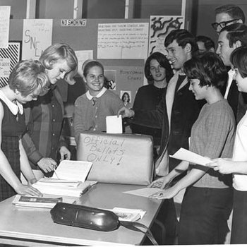 Homecoming Voting, 1967 1695