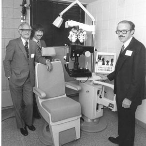 School of Optometry Dedication, Chancellor Arnold Grobman, Philip Rasor, Jerry Christensen, C. 1980 1935