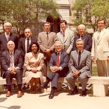 UM President James Olson with Board of Curators, C. 1978 1980
