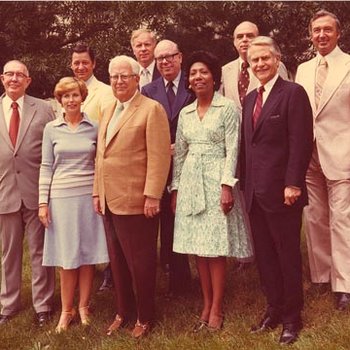 UM President James Olson with Board of Curators, C. 1978 1982