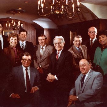 UM President James Olson with Board of Curators, C. 1978 1984