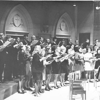 Ronald Arnatt Directing Choir at Christ Church Cathedral, C. 1970s 1996