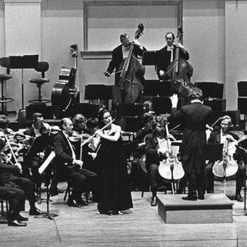 Laura George, 1969 UMSL Graduate Performs with St. Louis Symphony Orchestra Concert C. 1970s 1246