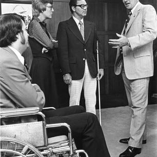 White House Conference on Handicapped - Governor Christopher Bond - Larry Baker, C. 1970s 1268