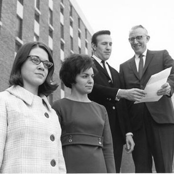 Glen Driscoll - Chancellor - Woodrow Wilson Fellows - Edward Furlong, Sharon De Sha, Kathleen Stephens, C. 1960s-1970s 2507