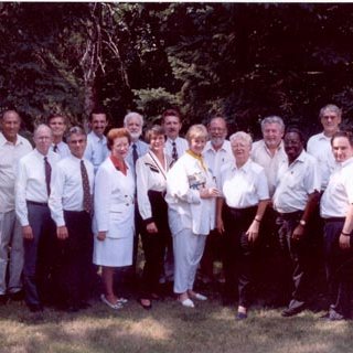 Chancellor Blanche Touhill with Academic Officers, 1996-1997 2588