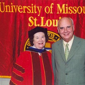 Chancellor Blanche Touhill with Husband, Joe Touhill - Commencement 2611