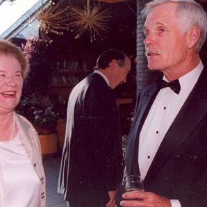 Chancellor Blanche Touhill with Tropical Ecology Center's World Ecology Award Recipient Ted Turner 2615