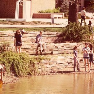 Bugg Lake, Biology Students, C. 1970s 2635