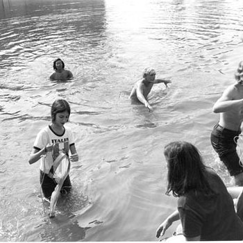 Bugg Lake, Biology Students, C. 1970s 2637