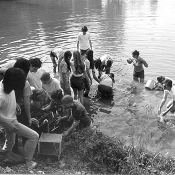 Bugg Lake, Biology Students, C. 1970s 2641