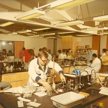 Chemistry Lab - Students, C. 1970s 2661