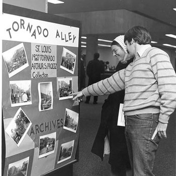 Thomas Jefferson Library - Exhibit of Arthur Proetz Photographs of 1927 Tornado, C. 1970s 2859