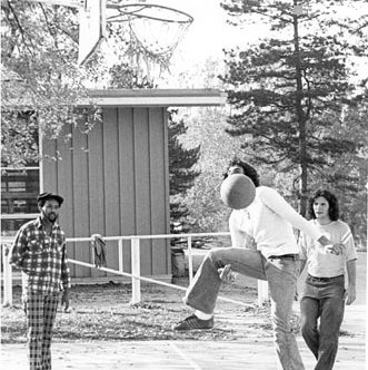 Students Playing Basketball C.1970s 2867
