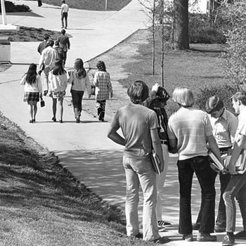 Students on Campus, C. 1970s 2900