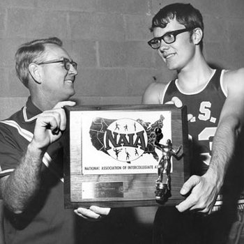 Coach Chuck Smith - Dennis Caldwell - Naia Basketball Champions 2907