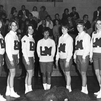 Cheerleading Squad, C. 1966-1967 (Negative with Photograph) 3068