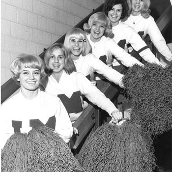 Cheerleaders, C. 1965-1966 (Negative with Picture) 3078