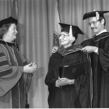 Honorary Degree Recipients Muriel Nezhnie Helfman 3288