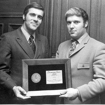 Charles Armbruster Receiving Distinguished Service Award from the St. Louis Jaycees, C. 1970s 3312