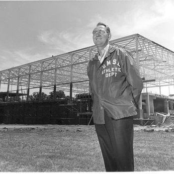 Chuck Smith, Athletic Director, Mark Twain Building Construction, C. 1969-1970 3439